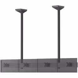 Le support KIMEX 031-4432K2 a été conçu pour accueillir 4 écrans TV de 32" répondant aux standards VESA (75x75 min - 100x100 ...