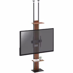 Découvrez le support sol-plafond pour écran TV 32"-65" de Kimex, une solution innovante pour une installation audiovisuelle é ...