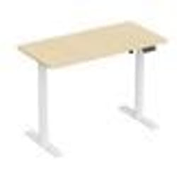 BUREAUX COMPLETS - KIMEX - Bureau complet motorisé assis-debout 120x60cm Bois clair - 150-5003 -