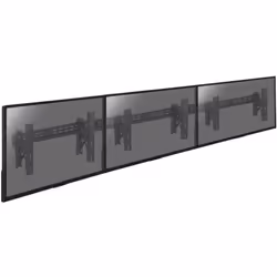 Le support mural KIMEX 017-2113K est une solution professionnelle conçue pour réaliser des murs d'images de 3 écrans de 49 à ...