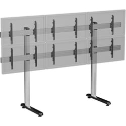 Support sur pieds pour 6 écrans tv 45''-50'' - Hauteur 180 cm - a poser