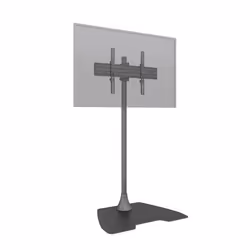 SUPPORT VITRINE - KIMEX - Support sol pour écran TV 50 - 75 Hauteur 180cm Vesa 600x600 - 032-1021K5 - Noir