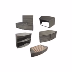 Description générale Ce kit de mobilier 5 pièces pour le spa semi-rigide Netspa Octopus est conçu pour améliorer votre expéri ...
