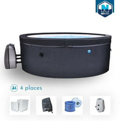 Netspa - Spa Vita semi rigide portable rond 4 places
