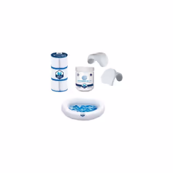 Pack 3 Cartouches de Filtration + 20 Pastilles d'Oxygène Actif + Appui-tête/Porte-gobelet + Bassin Rince-pieds Offrez à votre ...