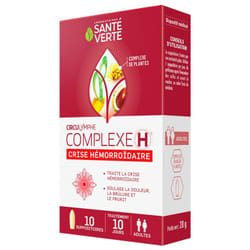 Santé Verte Circulymphe Complexe H 10 Suppositoires