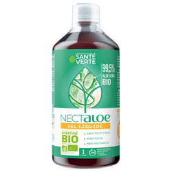 Santé Verte Nectaloe Aloe Vera 99,5% en Gel Liquide Bio 1 L