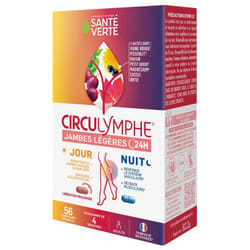 Santé Verte Circulymphe Jour Nuit 56 Comprimés