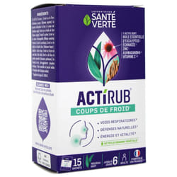 Santé Verte Actirub Coups de Froid 15 Sachets