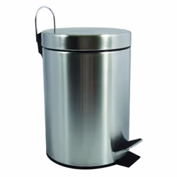 MSV 3700703901082, 3 L, Rond, Acier inoxydable, Gris, Pédale, 16,5 cm