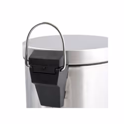 MSV 3700703901082 poubelle 3 L Rond Acier inoxydable Gris