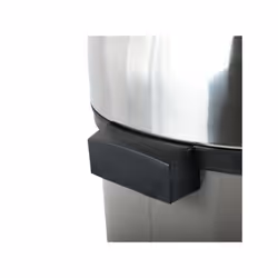 MSV 3700703901242 poubelle 30 L Rond Polypropylène (PP), Acier inoxydable Taupe