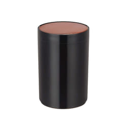MSV 3700703901525 poubelle 5 L Rond Polypropylène (PP) Noir