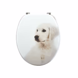 MSV 142240, Allongé, Abattant rigide, Beige, Blanc, Panneaux MDF, Acier inoxydable, 365 mm, 425 mm