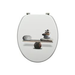 MSV - Abattant wc mdf spirit - Charnières Inox
