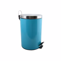 MSV 3700703902140, 12 L, Rond, Acier, Bleu, Acier inoxydable, Plastique, Pédale