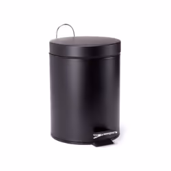 MSV 3700703902652, 3 L, Rond, Acier inoxydable, Noir, Pédale, Acier inoxydable