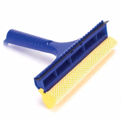 MSV 3700703903413, Raclette de douche à une seule lame, Noir, Bleu, Jaune, Polypropylène (PP), Caoutchouc
