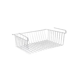 MSV 3700703903703 Boîte de rangement Panier de rangement Rectangulaire Métal Argent