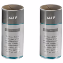 Lot de 2 Recharges brosses rouleaux adhésives à vêtements de la marque MSV. Rechargez facilement votre brosse adhésive avec c ...