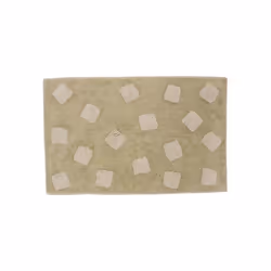 MSV TAPIS DE BAIN, Beige, Motif, Rectangulaire, Coton, 60 °C, 80 x 50 cm