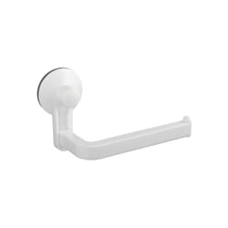 MSV - Porte rouleau papier wc ou serviettes à ventouse pvc Blanc