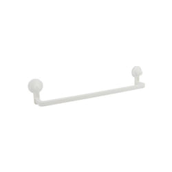 Porte Serviettes mural à ventouses en PVC Blanc MSV