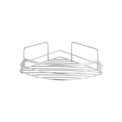 Etagère d'angle de douche 4 niveaux à fixer AGADIR Blanc MSV