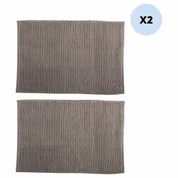 Lot de deux tapis de la marque MSV. Le tapis pour un confort optimal. Ajoutez une touche de modernité dans votre pièce et pro ...
