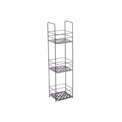 Etagère de la marque MSV. Optimisez le rangement de votre salle de bain gâce à ce meuble qui fournit un grand espace de range ...