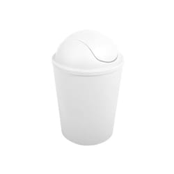 MSV - Poubelle à bascule ako 5,5L Blanc