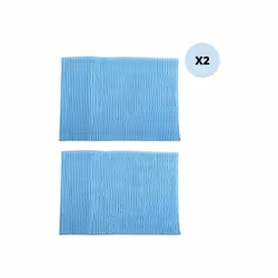 Lot de deux tapis de la marque MSV. Le tapis pour un confort optimal. Ajoutez une touche de modernité dans votre pièce et pro ...