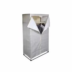 Penderie mobile MSV en Fer - Gris et beige