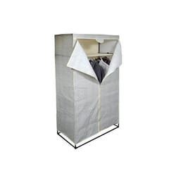 Penderie mobile MSV en Fer - Gris et beige