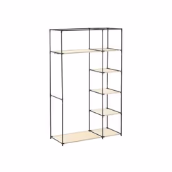 Penderie à vêtements de la marque MSV. Solution de rangement pratique et rapide à monter. Grande capacité de rangement avec u ...