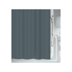MSV Romana rideau de douche Anneau Polyester Gris