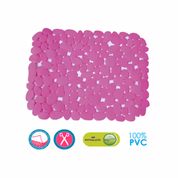 MSV 3700703915027 Tapis de bain et adhésif antidérapant Tapis de bain anti-dérapant Rose