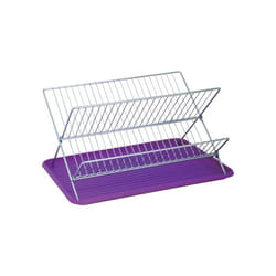 MSV 3700703915348 égouttoir à vaisselle Violet, Acier inoxydable