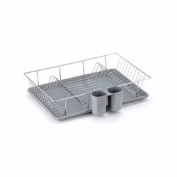MSV SAKURA, Égouttoir, Titulaire, Dessus de table, Vaisselle, Gris, Acier