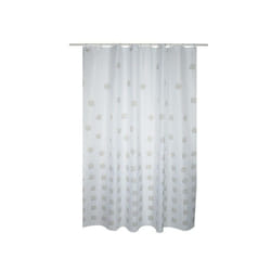 MSV 3700703915935 rideau de douche Anneau Polyester Beige