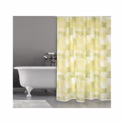 MSV 3700703917915 rideau de douche Anneau Polyester Vert