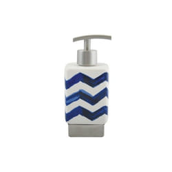 Distributeur de savon Céramique LE CAP  Bleu & Blanc MSV