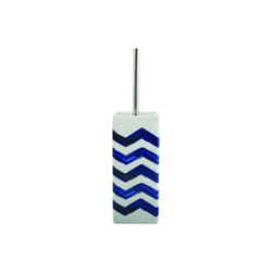 Brosse wc avec support Céramique LE CAP Bleu & Blanc MSV