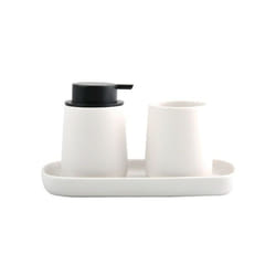 MSV Plateau Céramique MAONIE Blanc mat