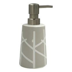 MSV 3700703919025 Distributeur de savon Taupe, Blanc