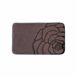 MSV 3700703919339, Marron, Monochromatique, Rectangulaire, Microfibre, 50 x 45 cm