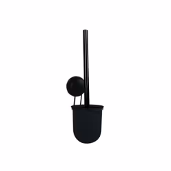 MSV 142759, Support et brosse pour toilettes, Noir