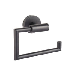 Porte Rouleau Papier Wc Mural abby Acier Noir mat MSV