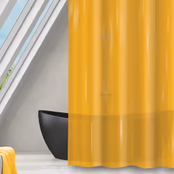 Rideau de douche de la marque MSV. Anti-moisissure, ce rideau de douche Textile Polyester est enduit d'un revêtement antibact ...