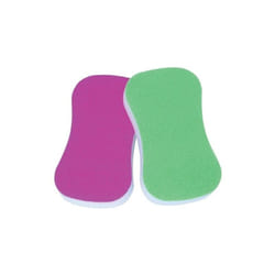 MSV - Lot de 24 éponges à récurer Rose et Vert